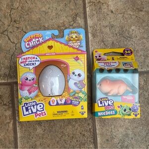 NIB *Bundle* Little Live Pets Surprise Chick and Splashy Otter